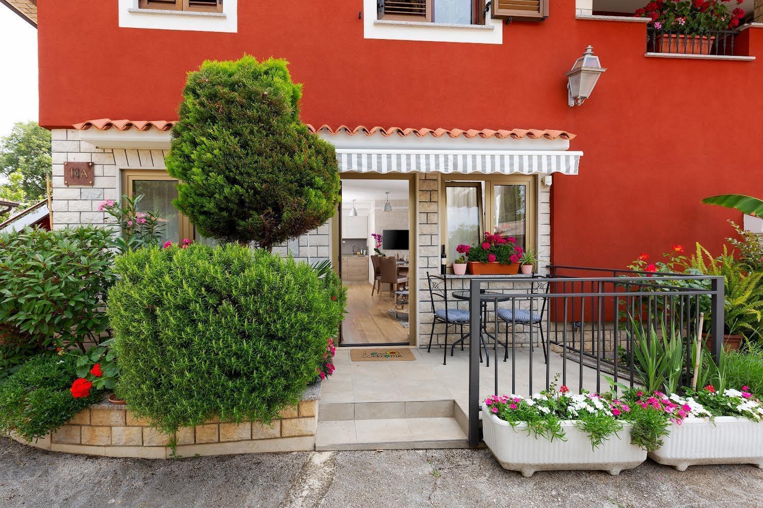 Apartman Angolo Verde Vižinada Exterior foto